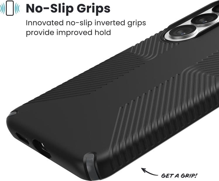Speck Presidio2 Grip Magnet – Samsung Galaxy S26 MagSafe Case (Black/Slate Grey/White) - 4