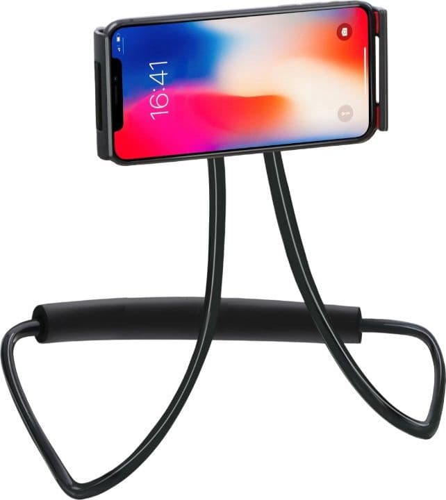 Grundig - Supporto flessibile e regolabile per smartphone (nero)