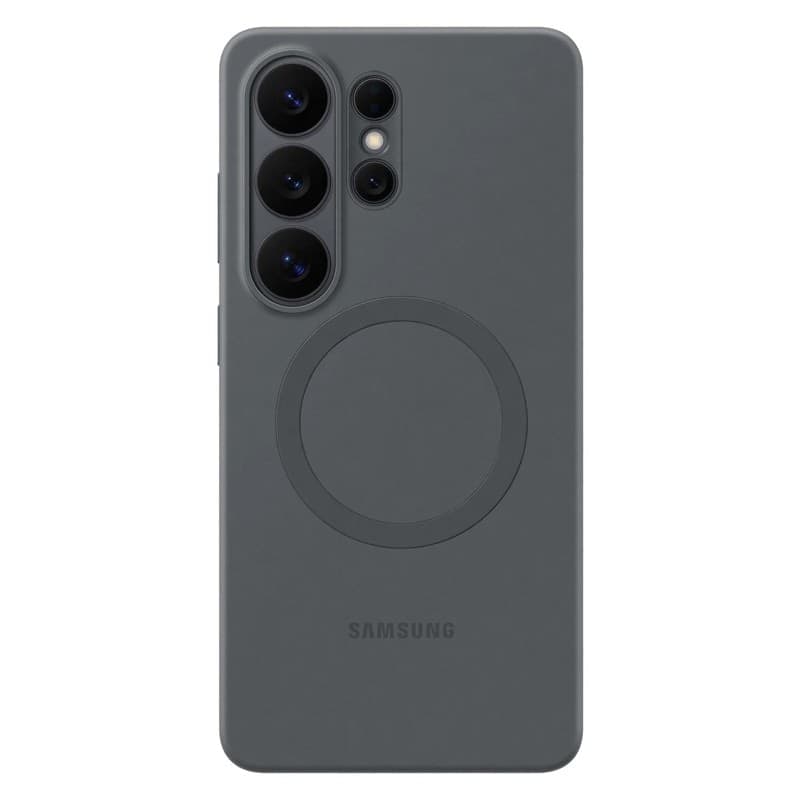 Custodia magnetica in silicone Samsung - Custodia per Samsung Galaxy S26 Ultra (nero) - 6