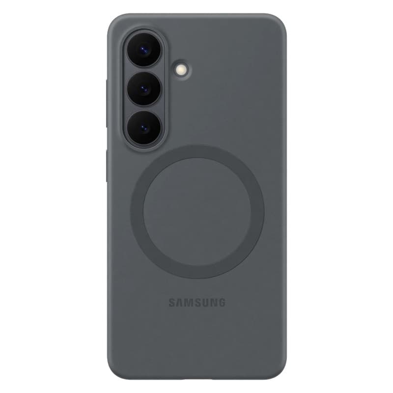 Custodia magnetica in silicone Samsung - Custodia per Samsung Galaxy S26 (nero) - 6