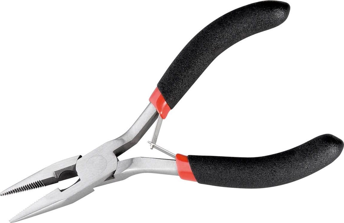 Pinza Semicircolare a Becchi Piatti 125 mm con Ganasce Corrugate