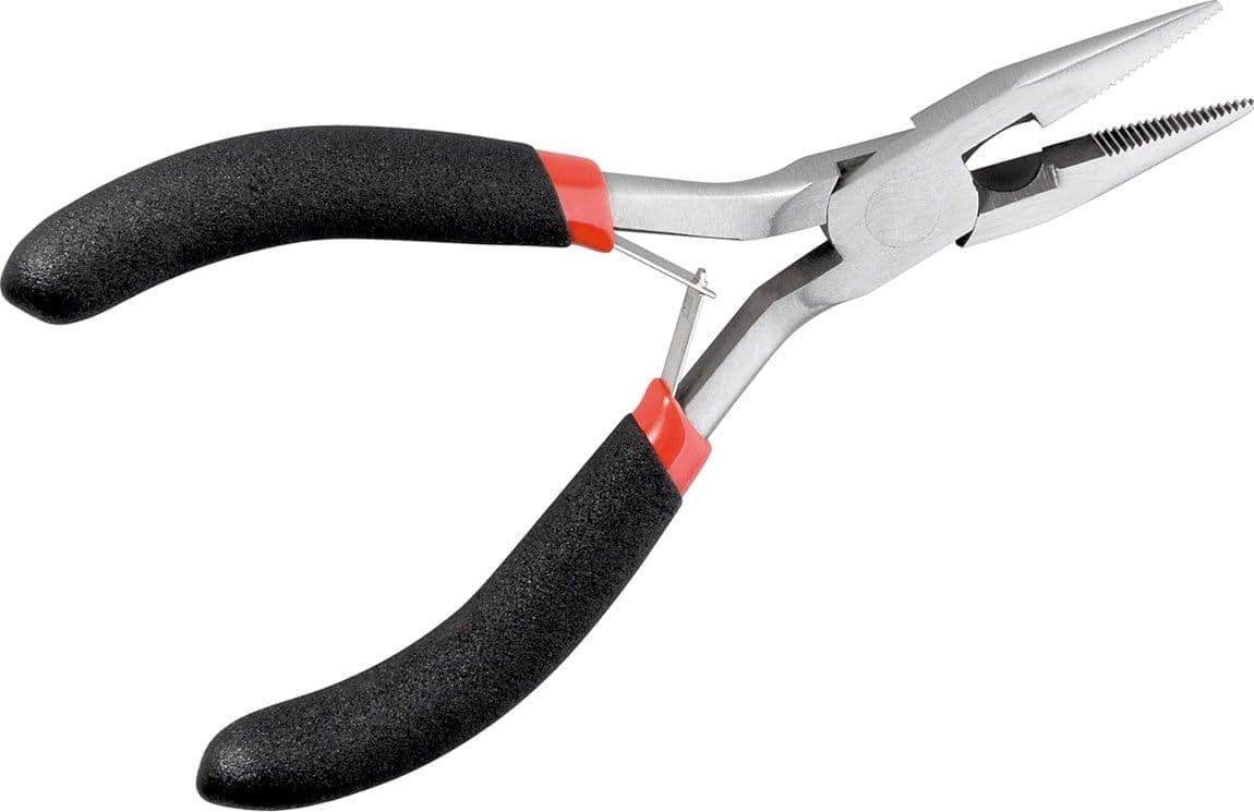 Pinza Semicircolare a Becchi Piatti 125 mm con Ganasce Corrugate - 2