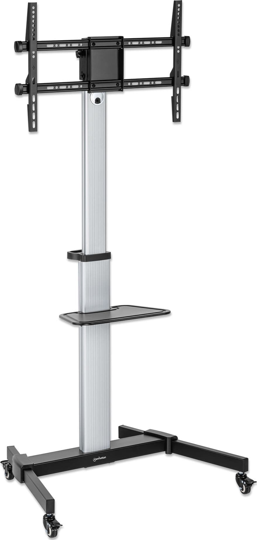 Carrello TV 37''-86'' Multimediale in Alluminio Regolabile in Altezza - 6