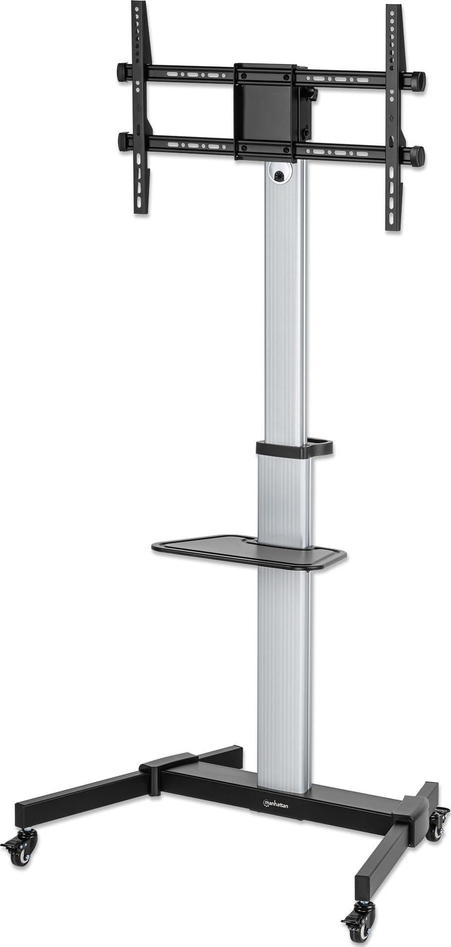 Carrello TV 37''-86'' Multimediale in Alluminio Regolabile in Altezza - 10
