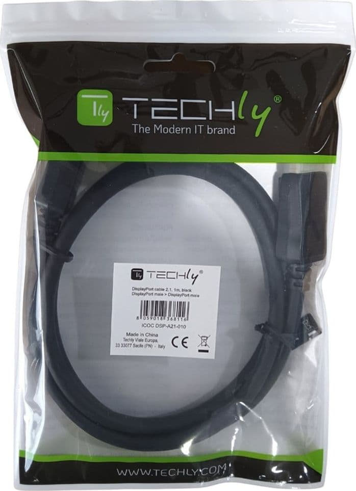 Cavo Audio/Video DisplayPort 2.1 M/M 10K 5m Nero - 2
