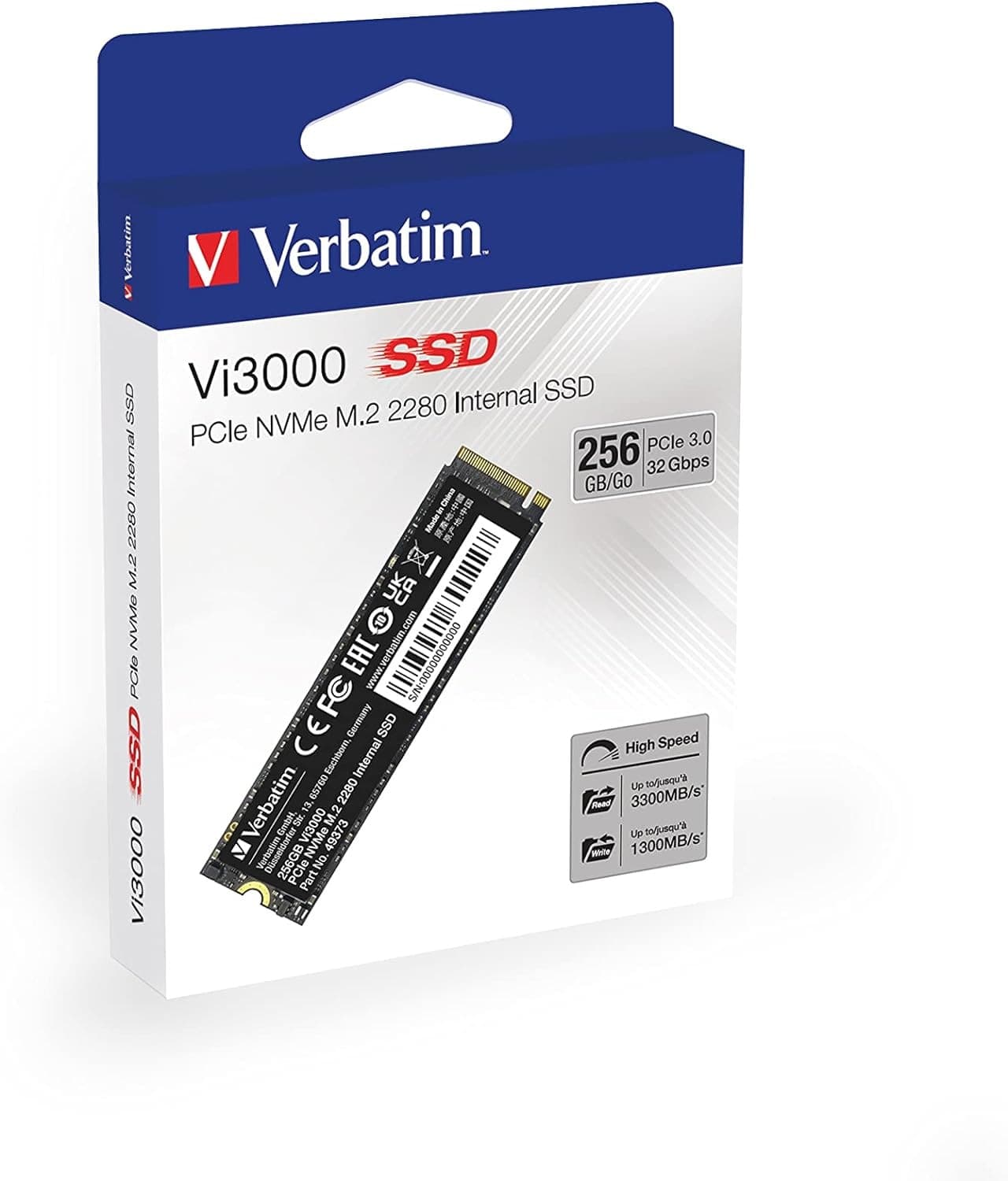 Disco a Stato Solido Vi3000 PCIe NVMe M.2 256GB - 2