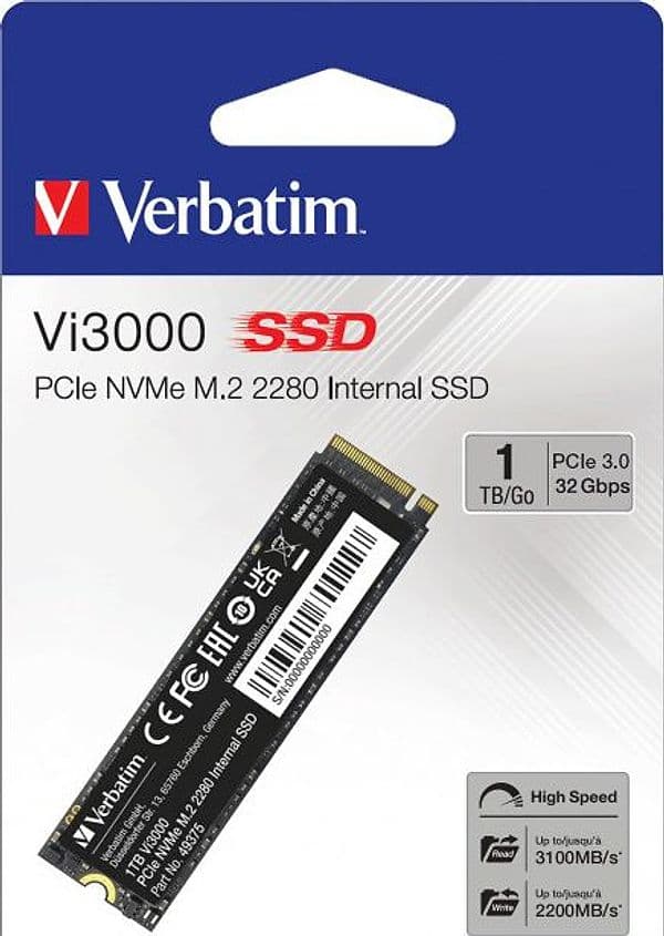 Disco a Stato Solido Vi3000 PCIe NVMe M.2 1TB - 8