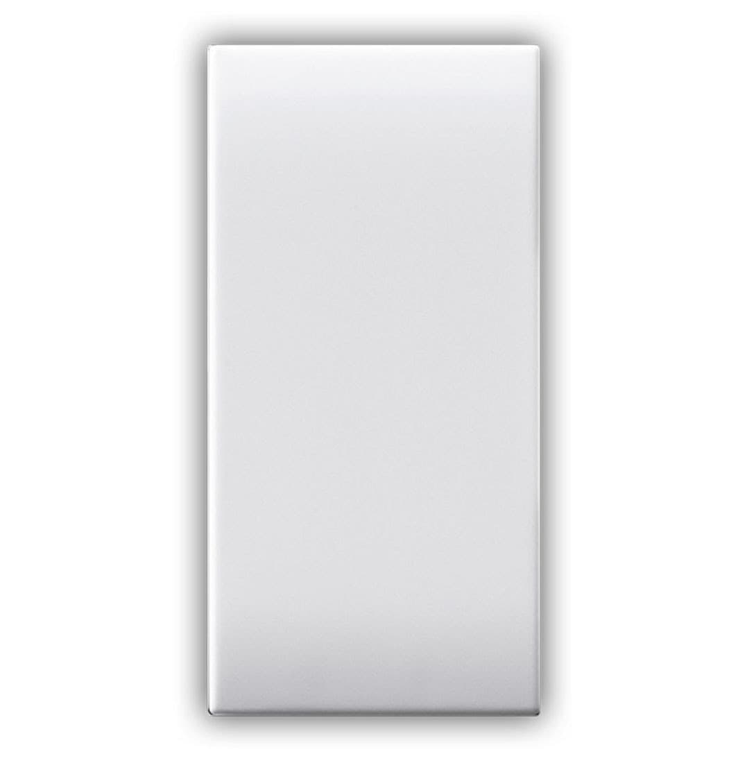 Domus S44 Tappo Copriforo 1 Modulo Bianco Lucido RAL 9010 - 3