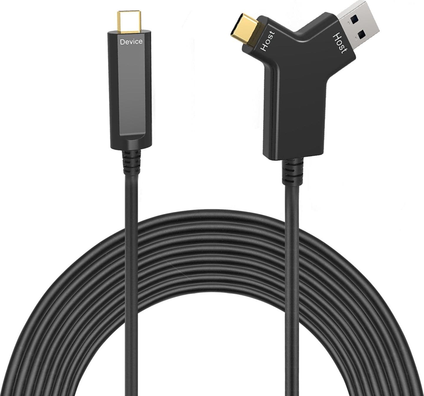 Cavo Ottico Attivo (AOC) USB 3.2 tipo A/C&trade a USB-C&trade 10 Gbps da 10 m - 3