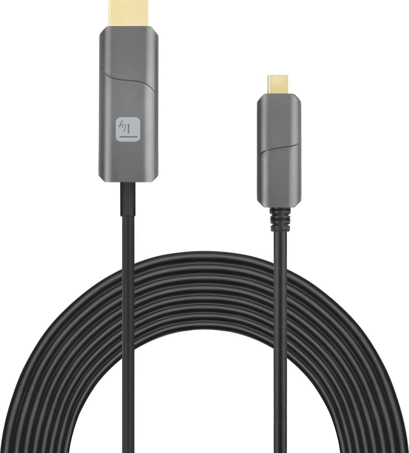 Cavo Ottico Attivo (AOC) da USB-C&trade M a HDMI-A M 10 m - 4