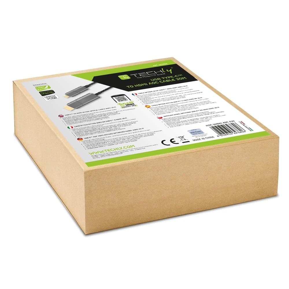 Cavo Ottico Attivo (AOC) da USB-C&trade M a HDMI-A M 30 m - 2