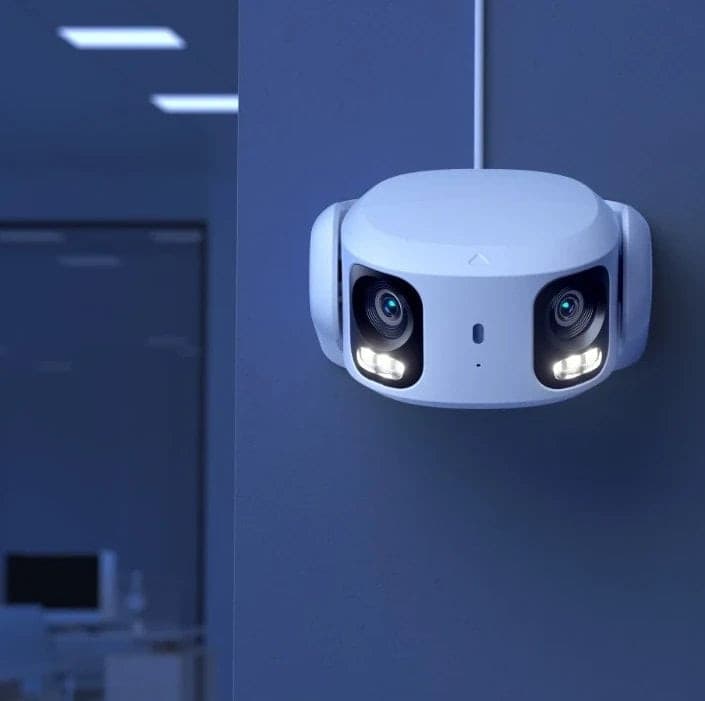 Telecamera Smart PoE 4K Doppio Obiettivo a 180&deg Visione Notturna a Colori, PCT8MD - 4