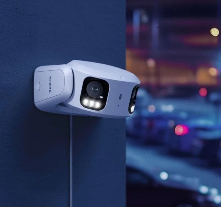 Telecamera Smart PoE 4K Doppio Obiettivo a 180&deg Visione Notturna a Colori, PCT8MD - 5