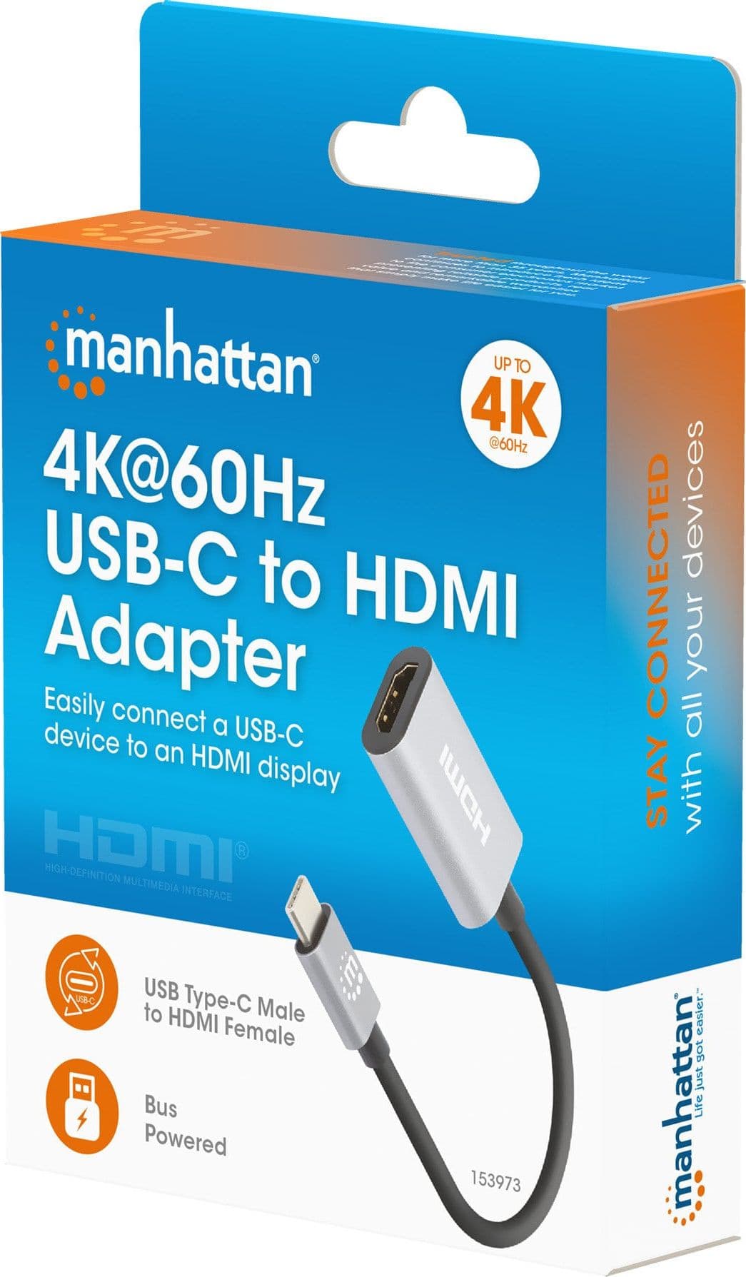 Adattatore USB-C&trade 3.2 a HDMI 4K@60Hz - 3