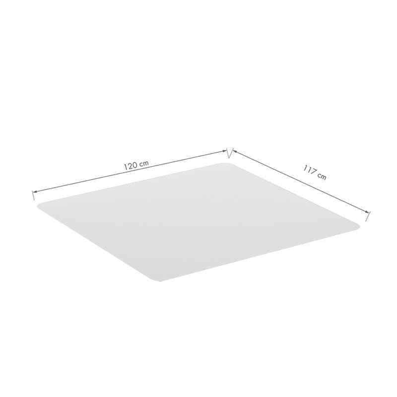 Tappetino di Protezione a Pavimento, in PVC, Trasparente, 117x120 - 6