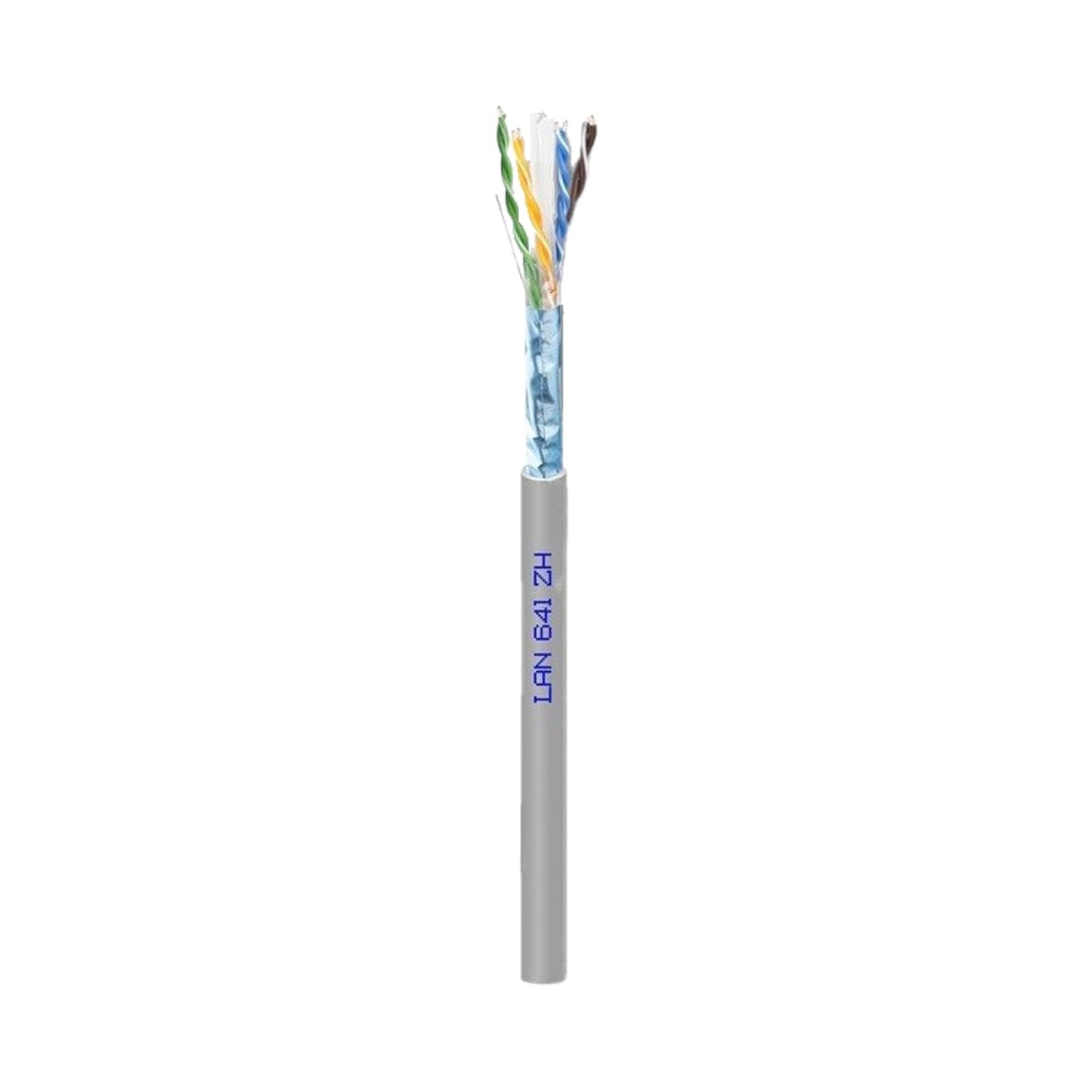 Cavo Cat. 6 Rigido F/UTP LSZH in Matassa 200 m Grigio - 2