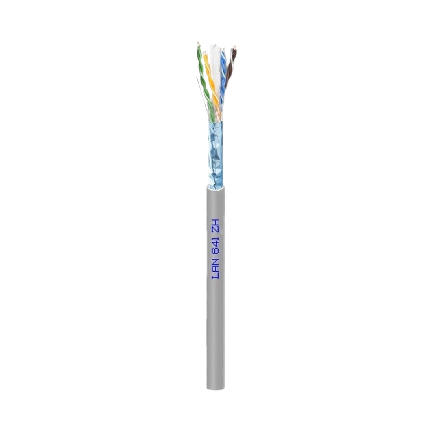Cavo Cat. 6 Rigido F/UTP LSZH in Matassa 200 m Grigio - 5