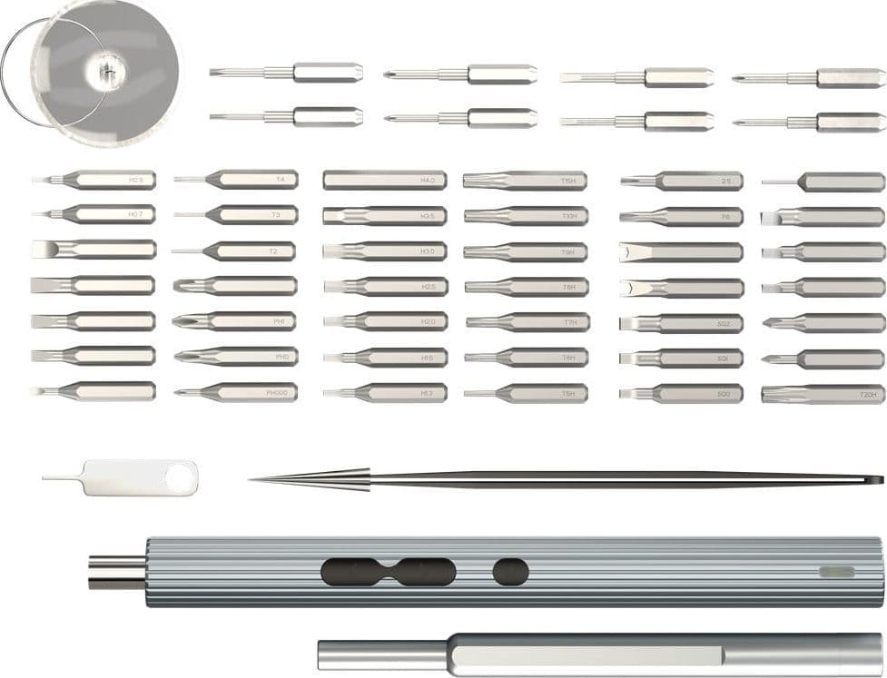 Set Cacciavite Elettrico 58in1 con 50 Punte di Precisione - 3