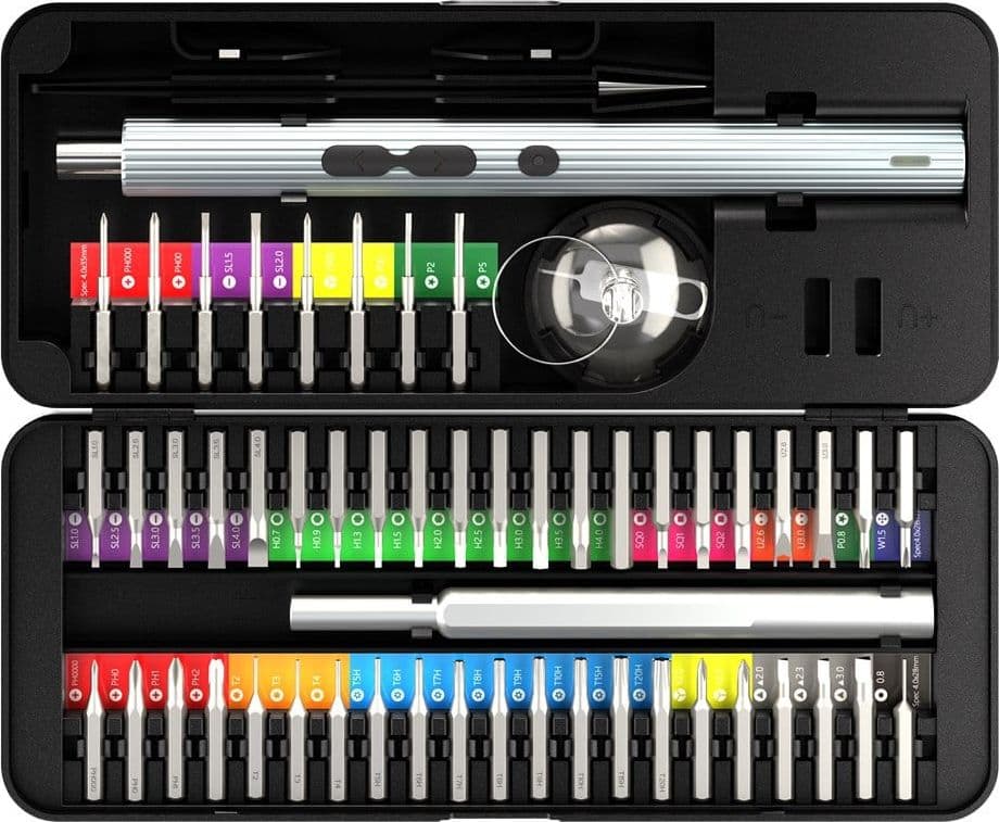 Set Cacciavite Elettrico 58in1 con 50 Punte di Precisione - 5