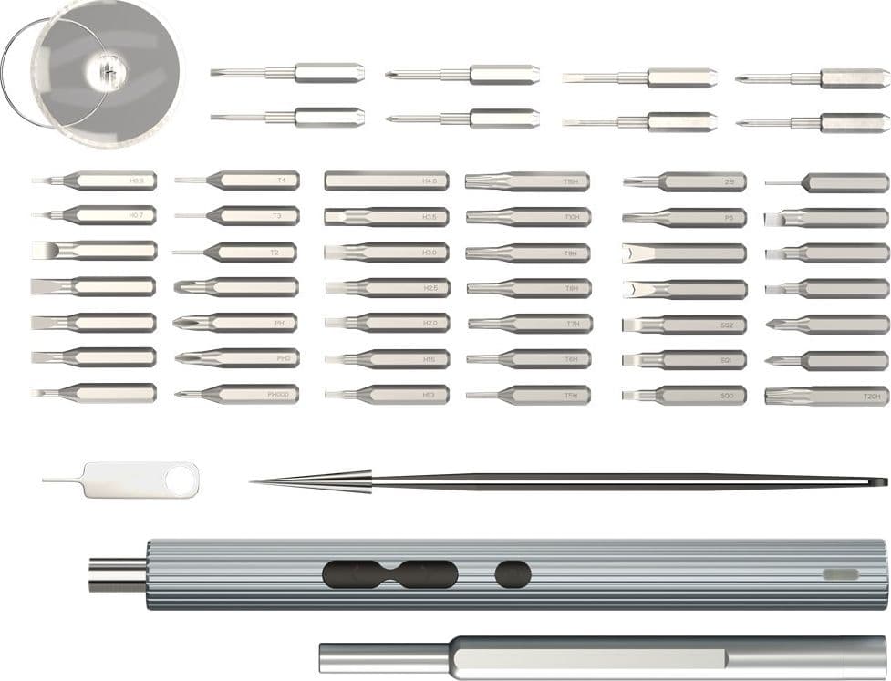Set Cacciavite Elettrico 58in1 con 50 Punte di Precisione - 9