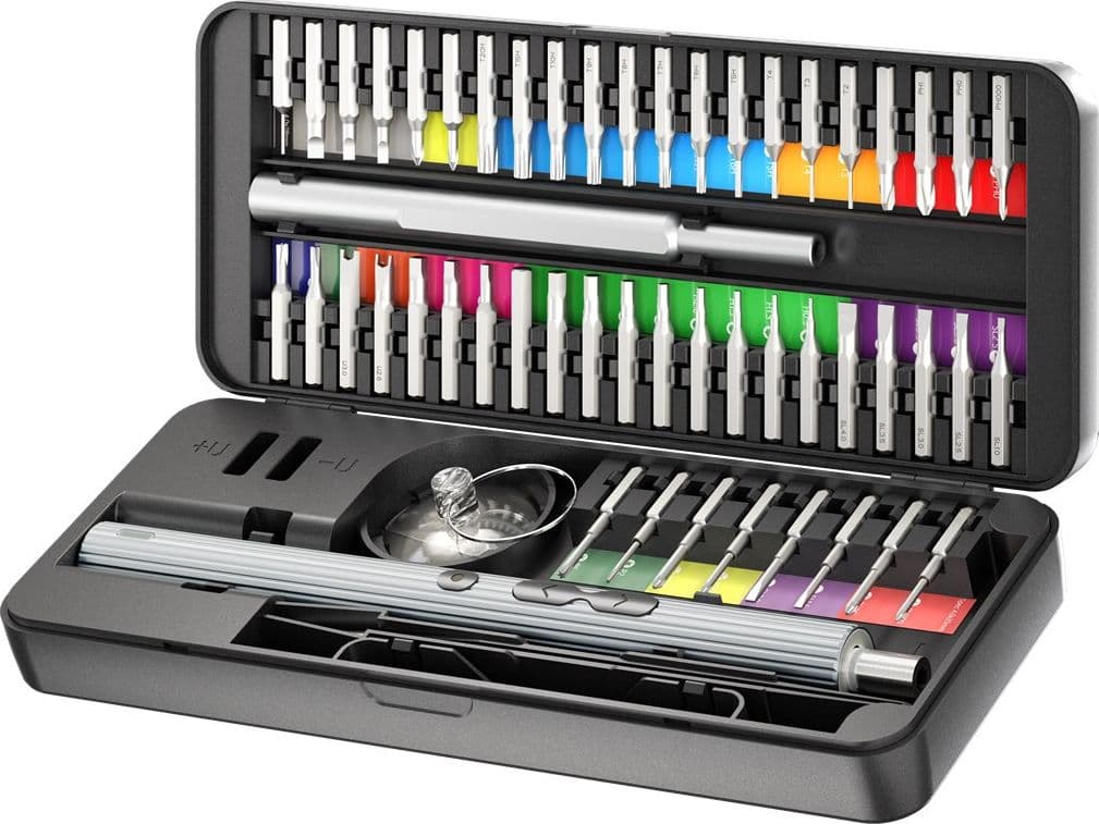 Set Cacciavite Elettrico 58in1 con 50 Punte di Precisione - 10