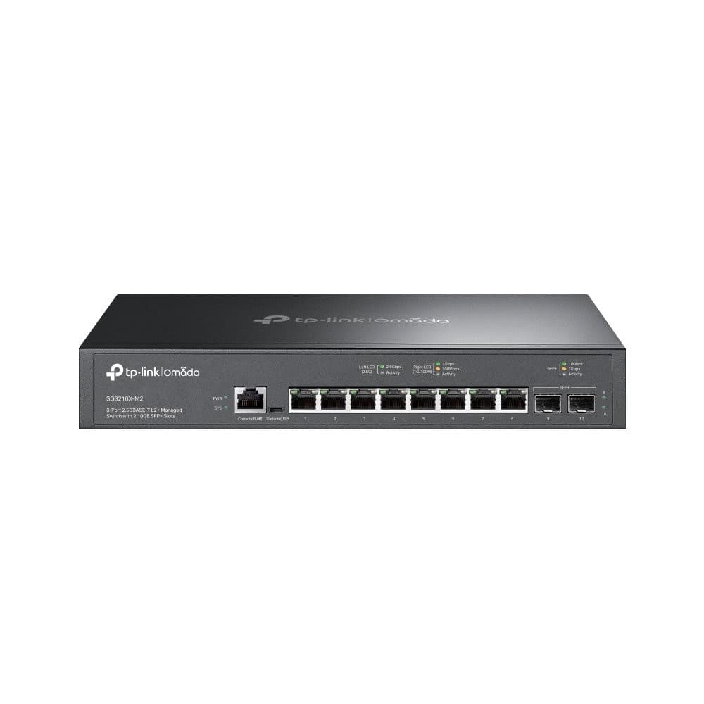 Switch Managed L2+ con 8 Porte 2.5G e 2 Slot 10GE SFP+, SG3210X-M2 - 2