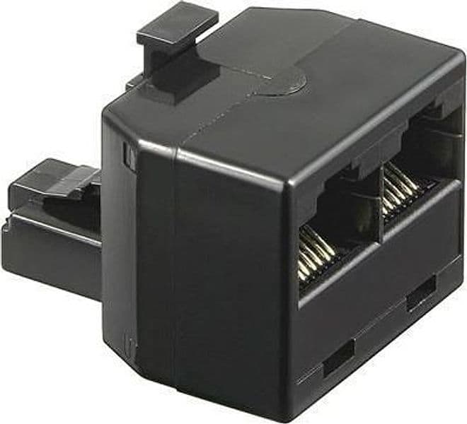 Accoppiatore telefonico 8P8C M a 2x 8P8C F - 3