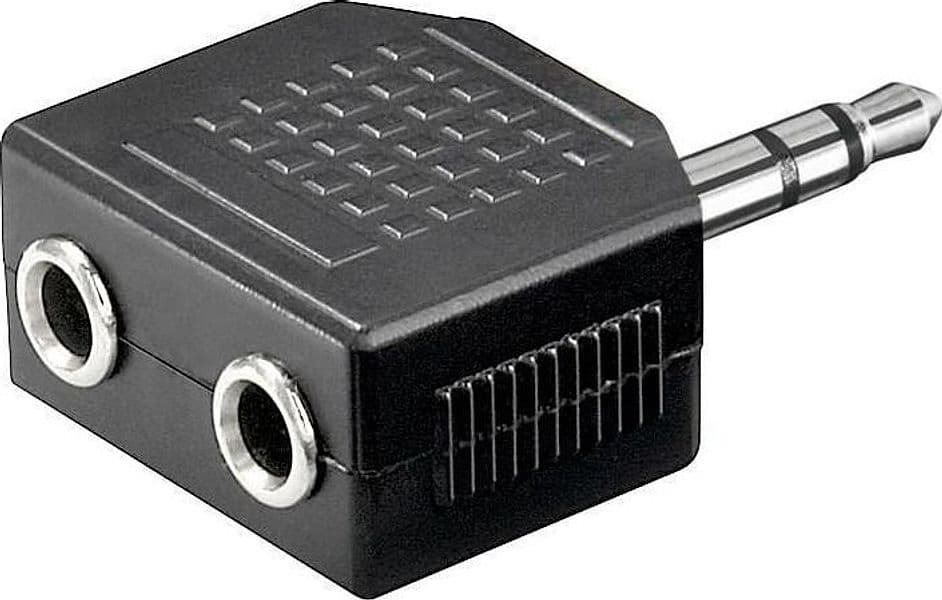 Adattatore Audio 3.5mm Stereo 1M/2F - 4