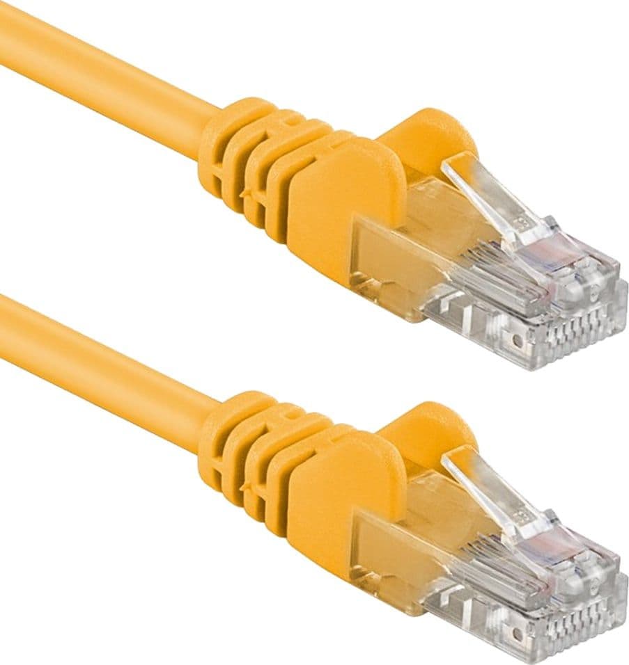 Cavo di rete Patch in Rame Cat. 5e Giallo UTP 10 m - 3
