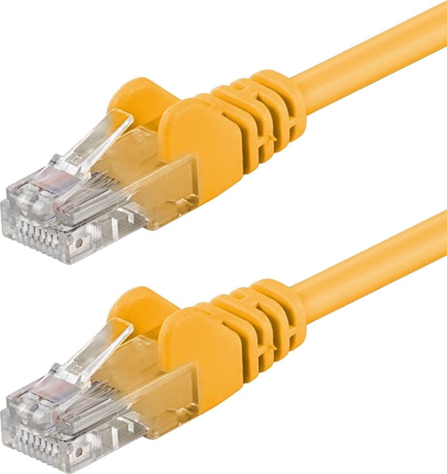 Cavo di rete Patch in Rame Cat. 5e Giallo UTP 10 m - 7
