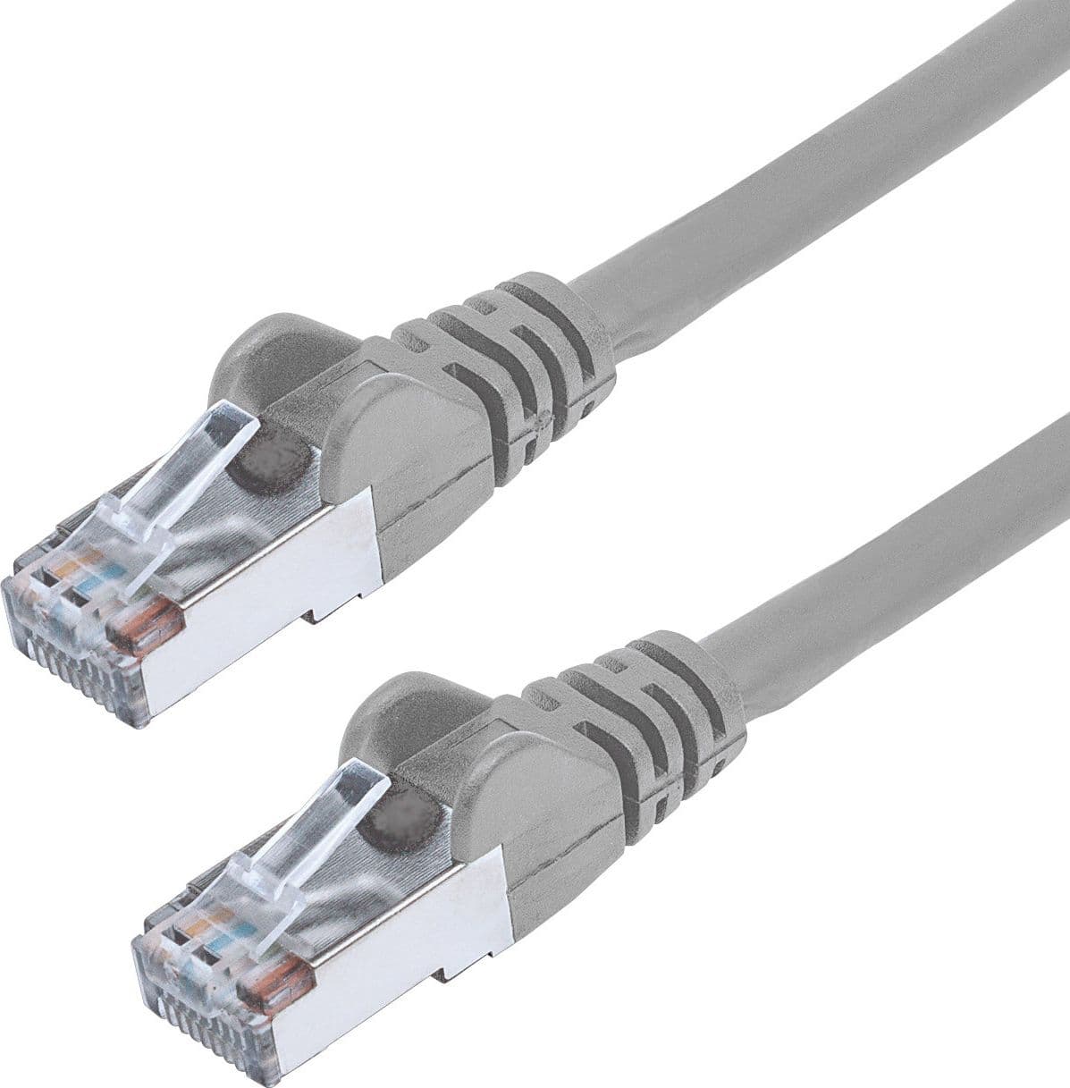 Cavo di rete Patch in Rame Schermato Cat. 5e Grigio F/UTP 3 metri - 6