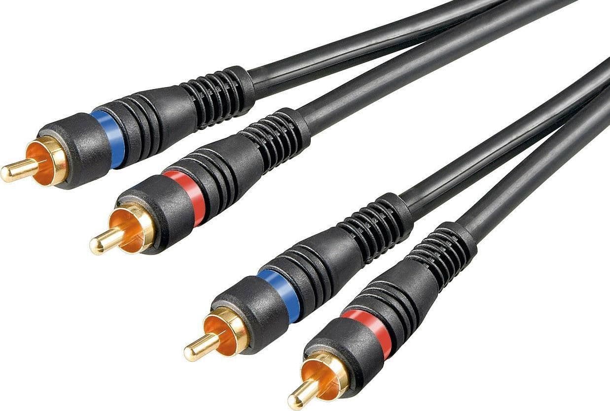 Cavo Audio 2RCA M/M 5 mt Alta qualit&agrave - 3