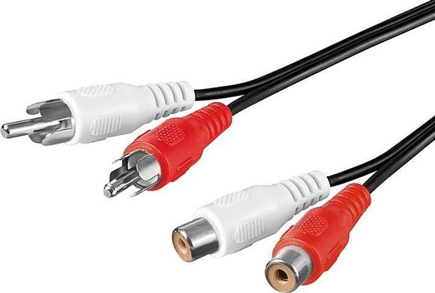 Cavo Prolunga M/F 2xRCA 1,5mt