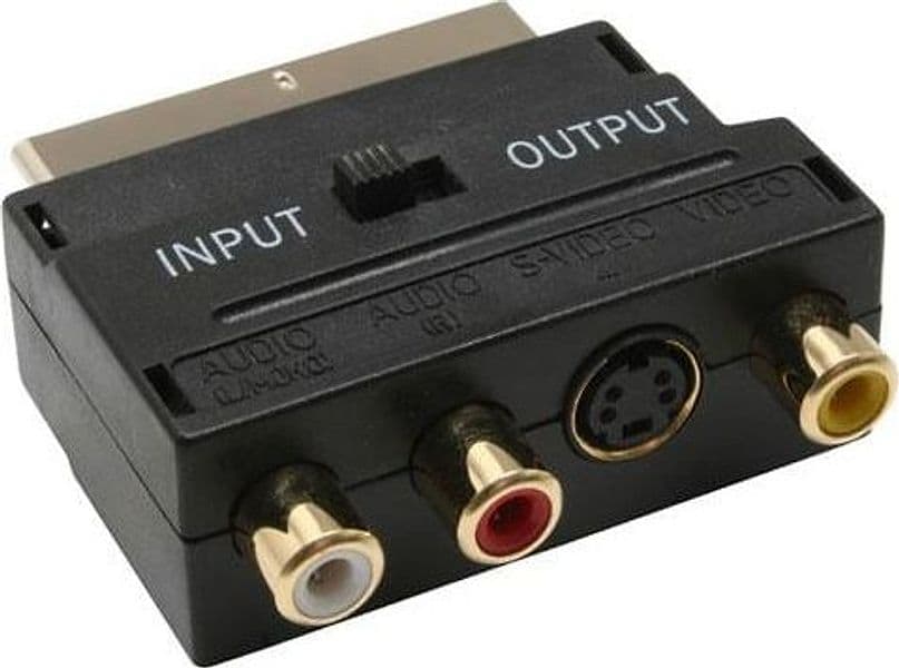 Adattatore Scart SVHS RCA Audio Video - 2