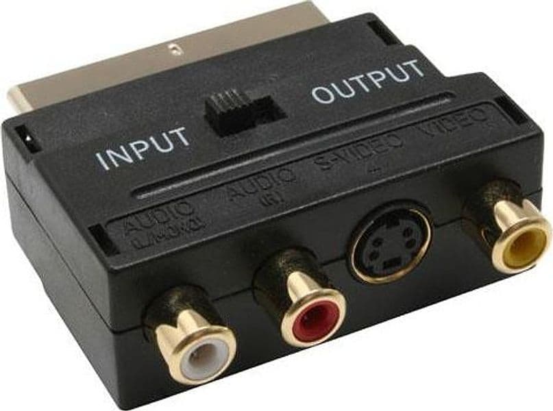 Adattatore Scart SVHS RCA Audio Video - 3
