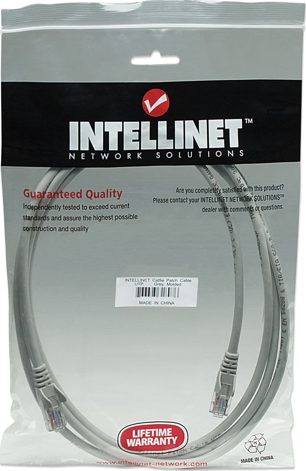 Cavo di rete Patch CCA Cat. 5e Grigio UTP 5 mt - 2