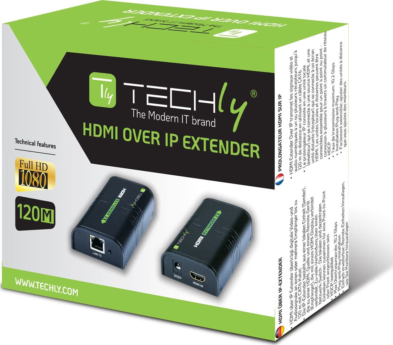 Extender/Splitter HDMI su Cavo Cat.6 1080p@60Hz fino a 120m - 6