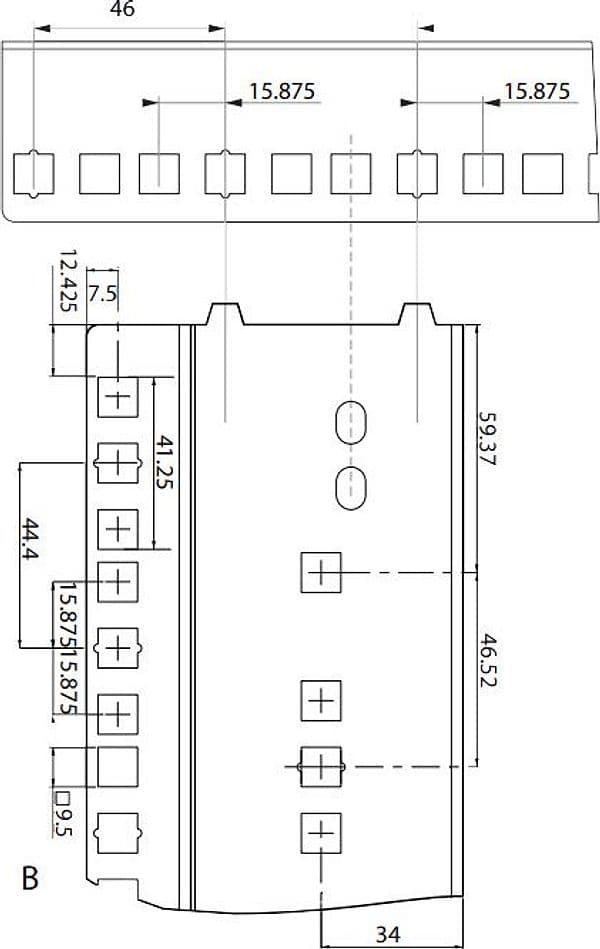 Staffe Montanti per Rack 19'' 27U - 8