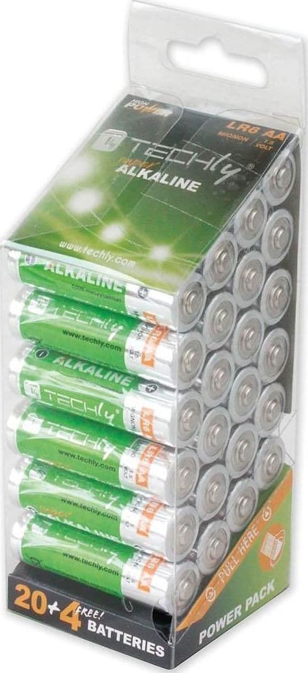 Multipack 24 Batterie High Power Stilo AA Alcaline LR06 1,5V - 6