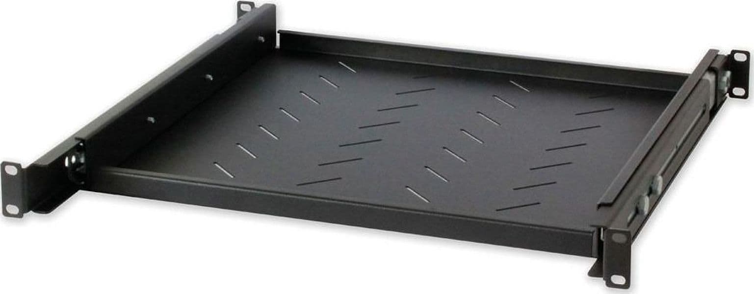 Mensola per Rack 19'' Estraibile da 1H 615mm Nera - 3