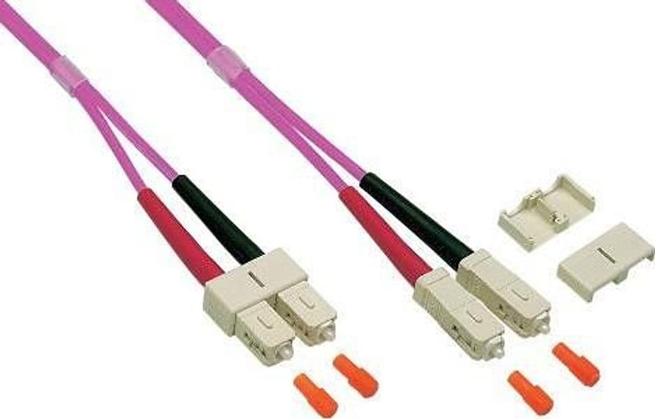 Cavo Fibra Ottica Multimodale OM4 SC/SC 50/125 20 m - 5