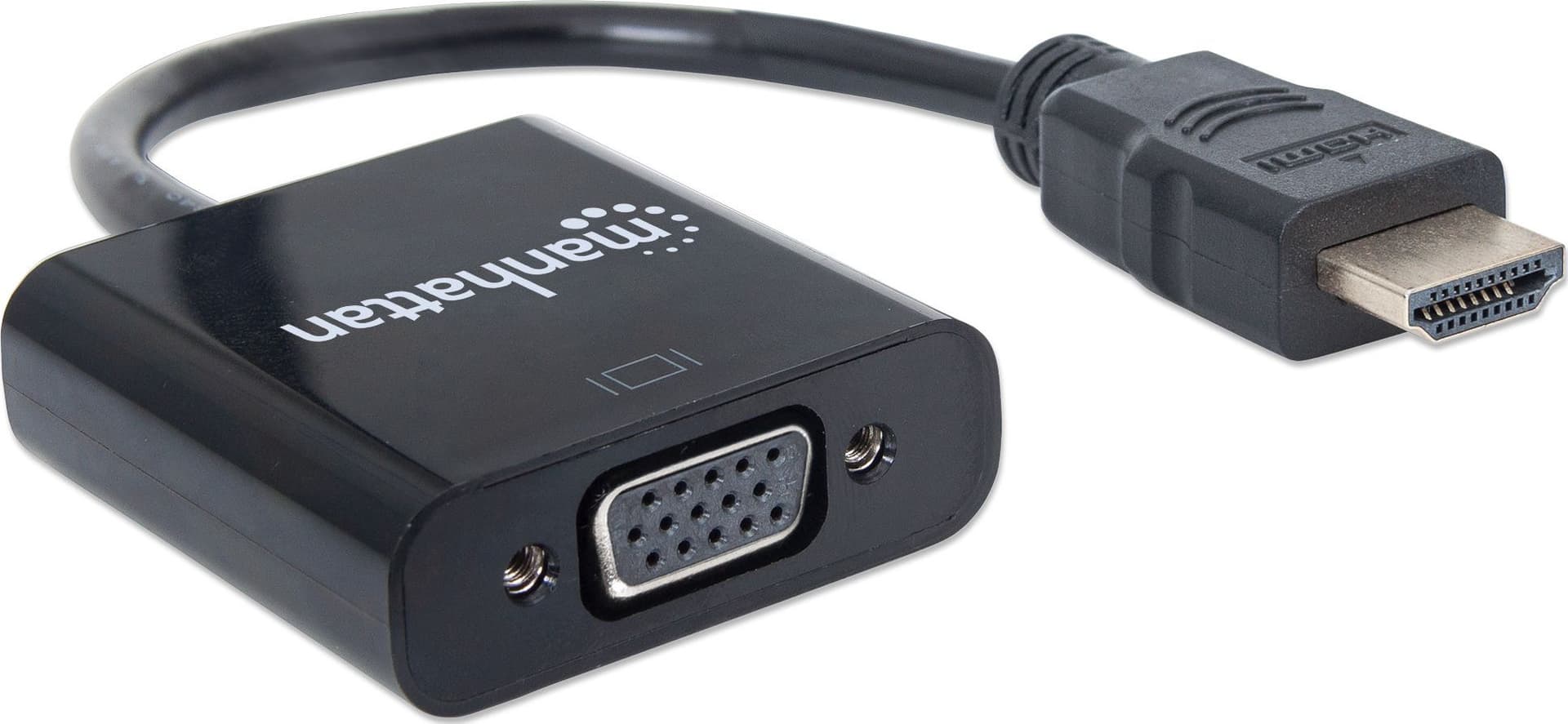 Cavo Convertitore HDMI a VGA con MicroUsb 30cm Nero - 4