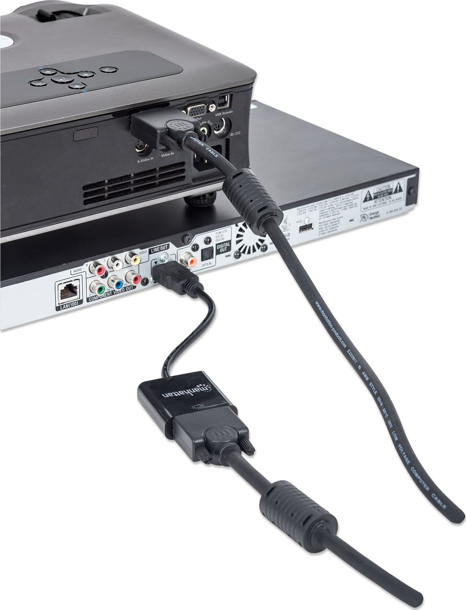 Cavo Convertitore HDMI a VGA con MicroUsb 30cm Nero - 5
