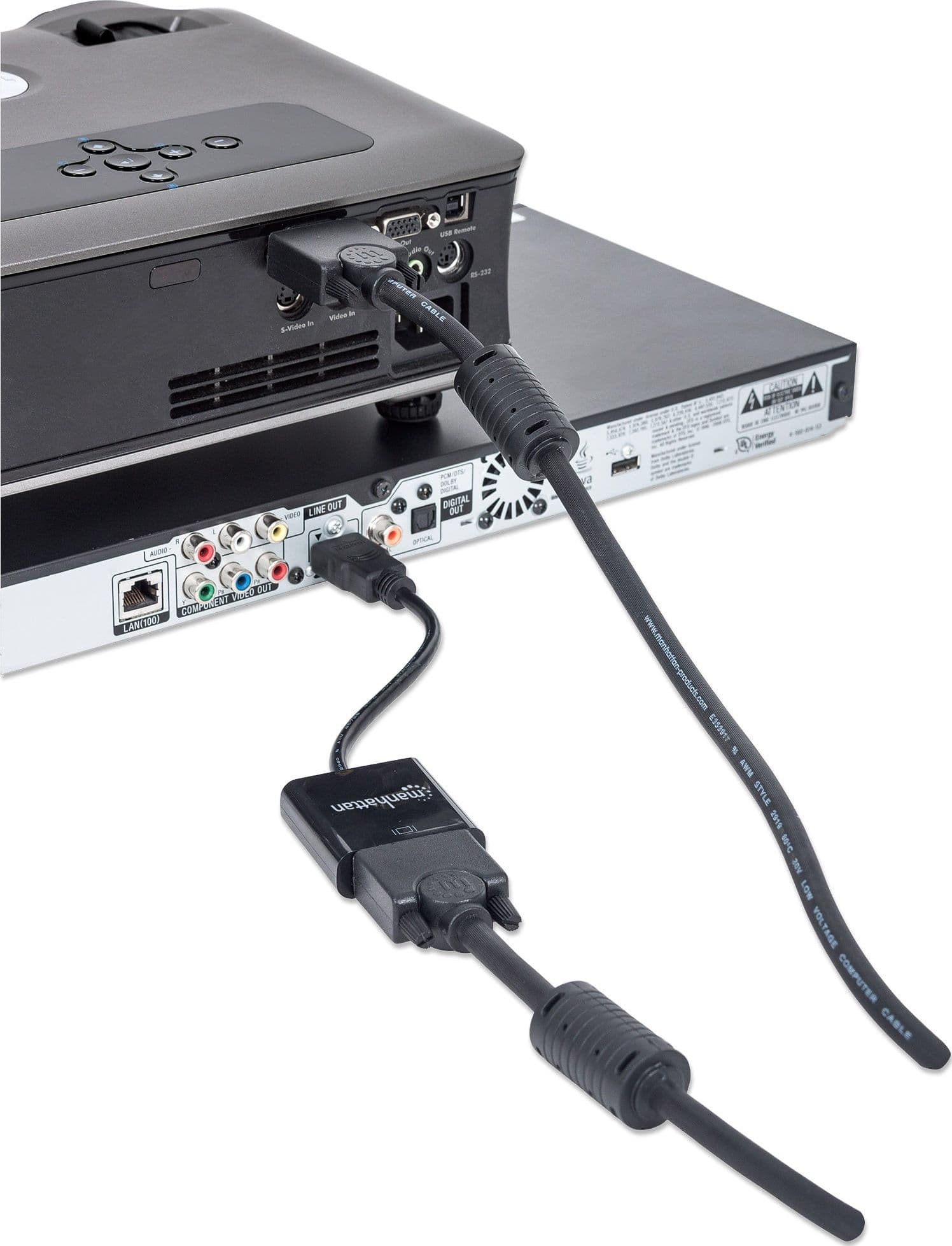 Cavo Convertitore HDMI a VGA con MicroUsb 30cm Nero - 9