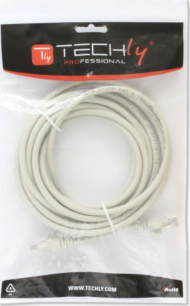Cavo di rete Patch in CCA Cat.6 Bianco UTP 2m - 2