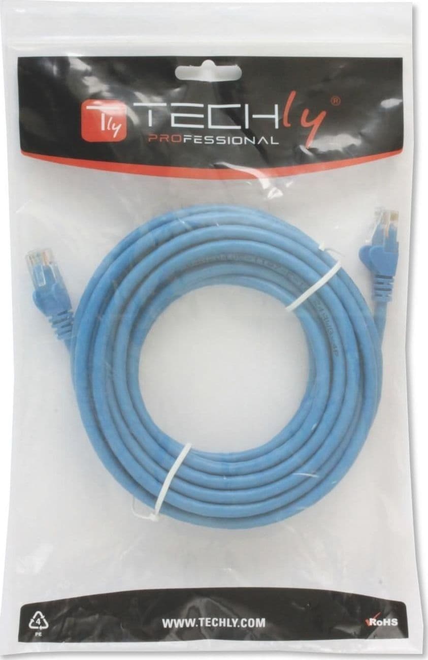 Cavo di rete Patch in CCA Cat.6 Blu UTP 20m - 2