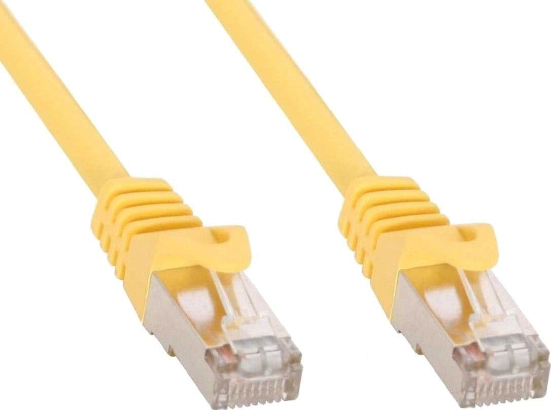 Cavo di rete Patch in rame Cat.6 Giallo SFTP LSZH 1,5m - 2