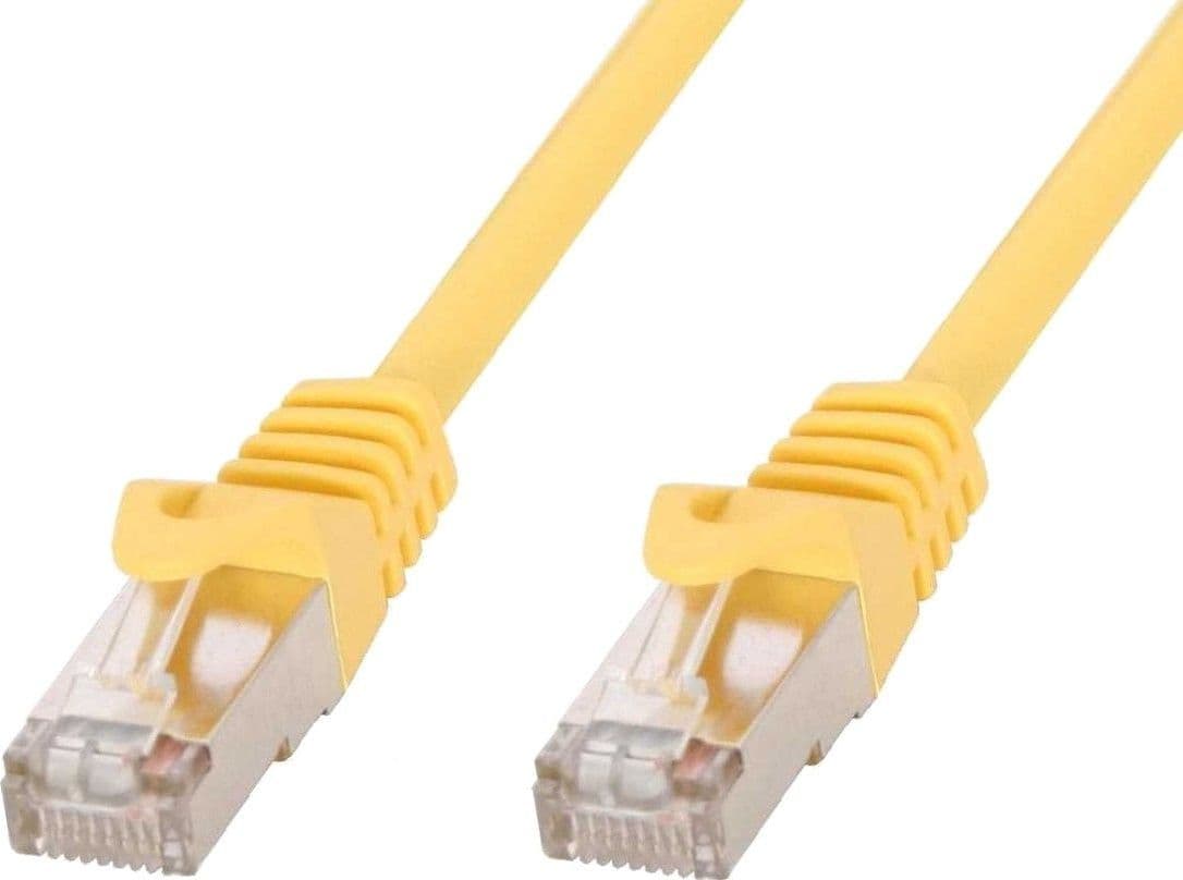 Cavo di rete Patch in rame Cat.6 Giallo SFTP LSZH 1,5m - 3