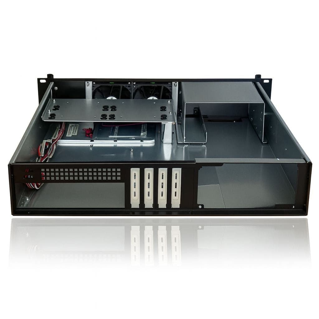 Chassis Industriale Rack 19''/Desktop 2U Ultra-compatto - 3