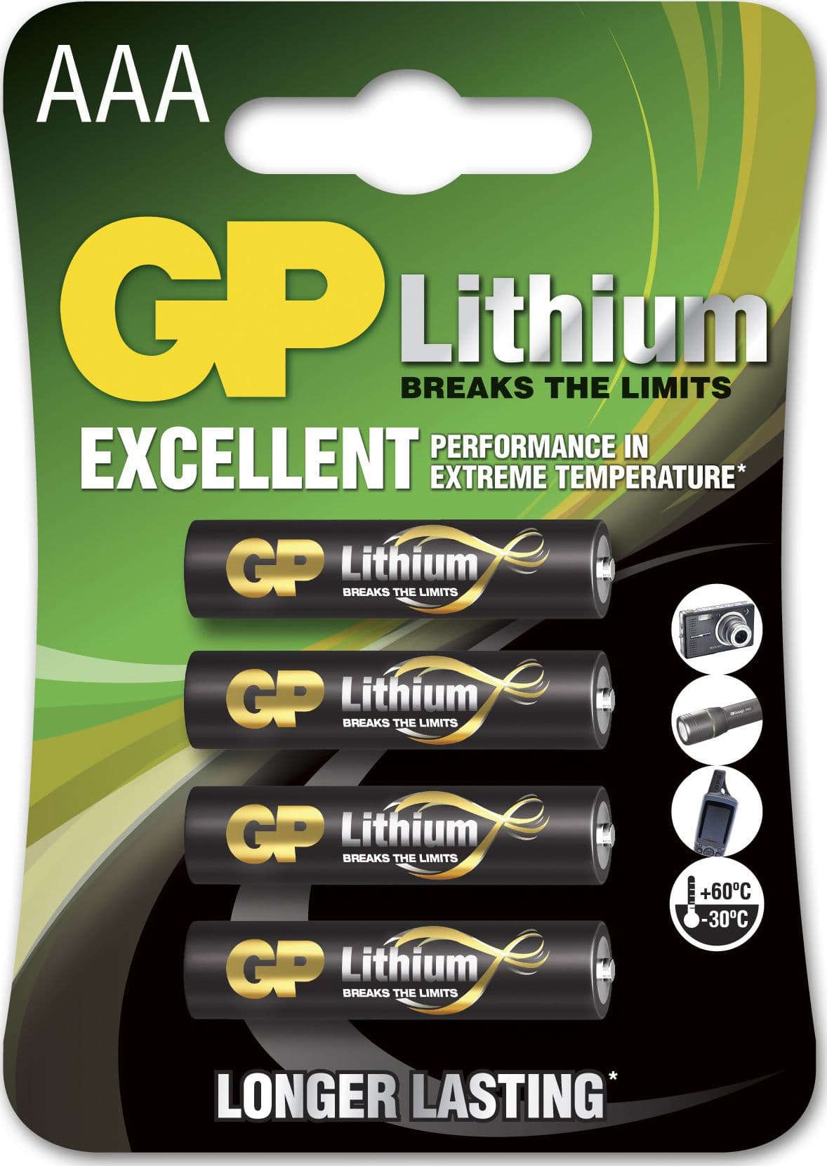 Blister 4 Batterie Litio Mini Stilo AAA 1,5V/24LF Longest Lasting - 2